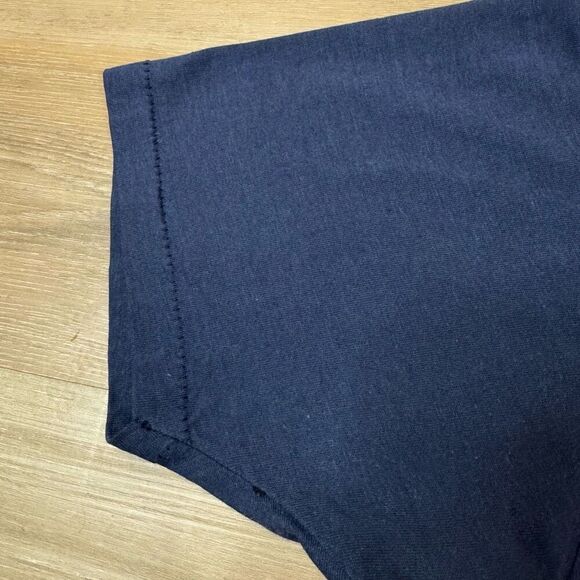 Vintage Men's XL Air Force Academy Tee Shirt Navy Blue Distressed Single Stitch - Picture 3 of 5